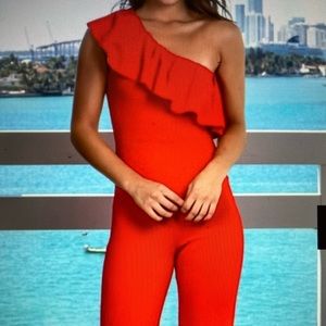 [SOLD] BlueBlush Red Jumpsuit